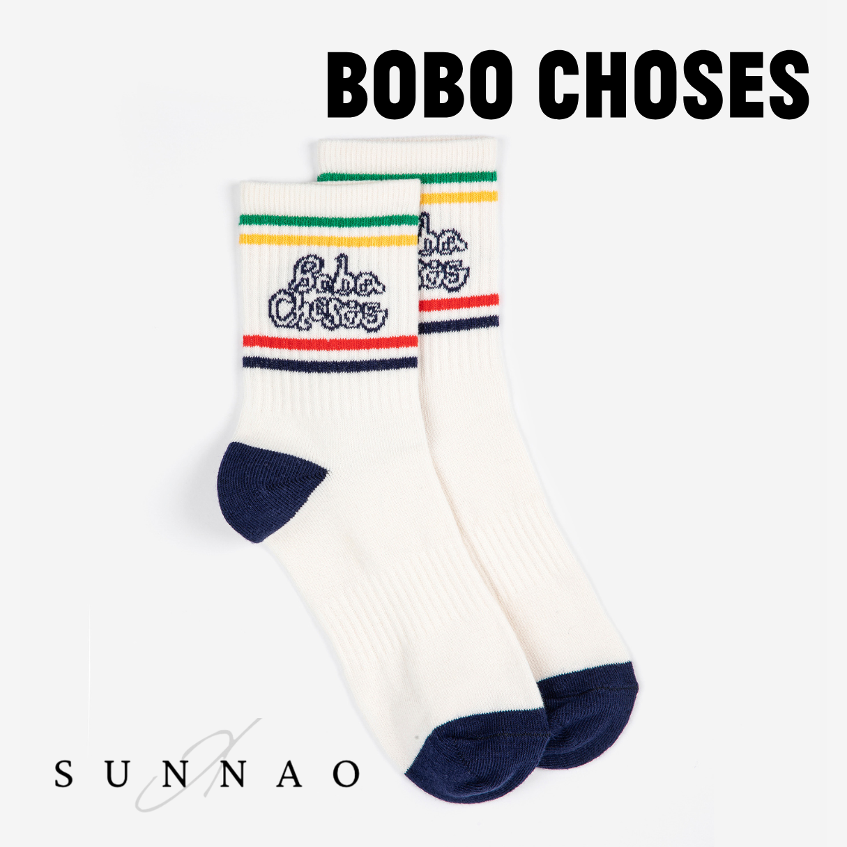 <BOBO CHOSES> Bobo Choses By Hand short socks