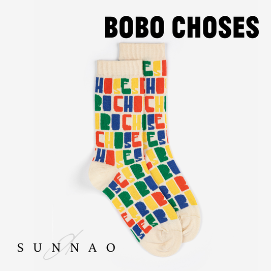 <BOBO CHOSES> Bobo Choses Color all over long socks