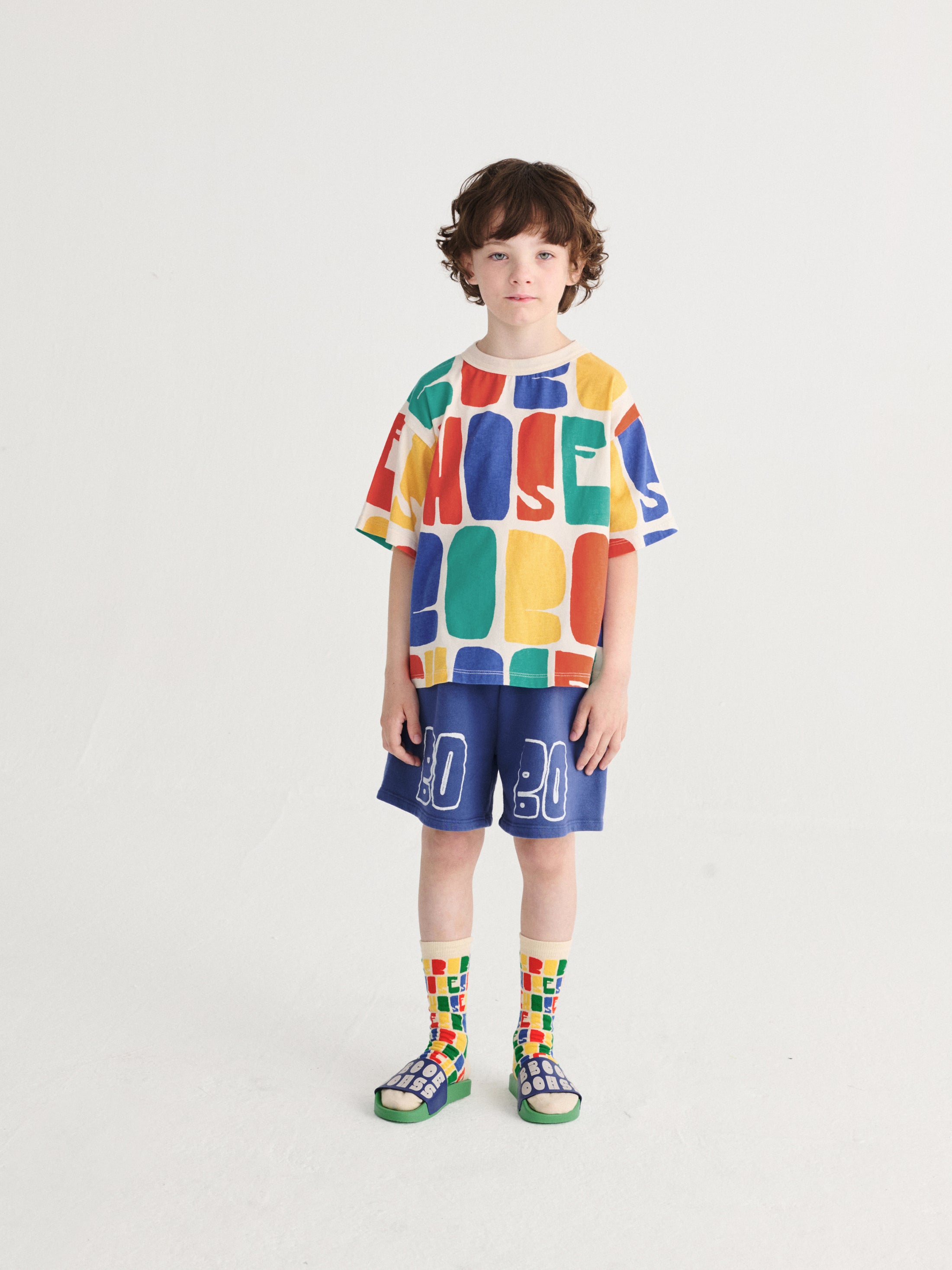 <BOBO CHOSES> Bobo Choses Color all over long socks