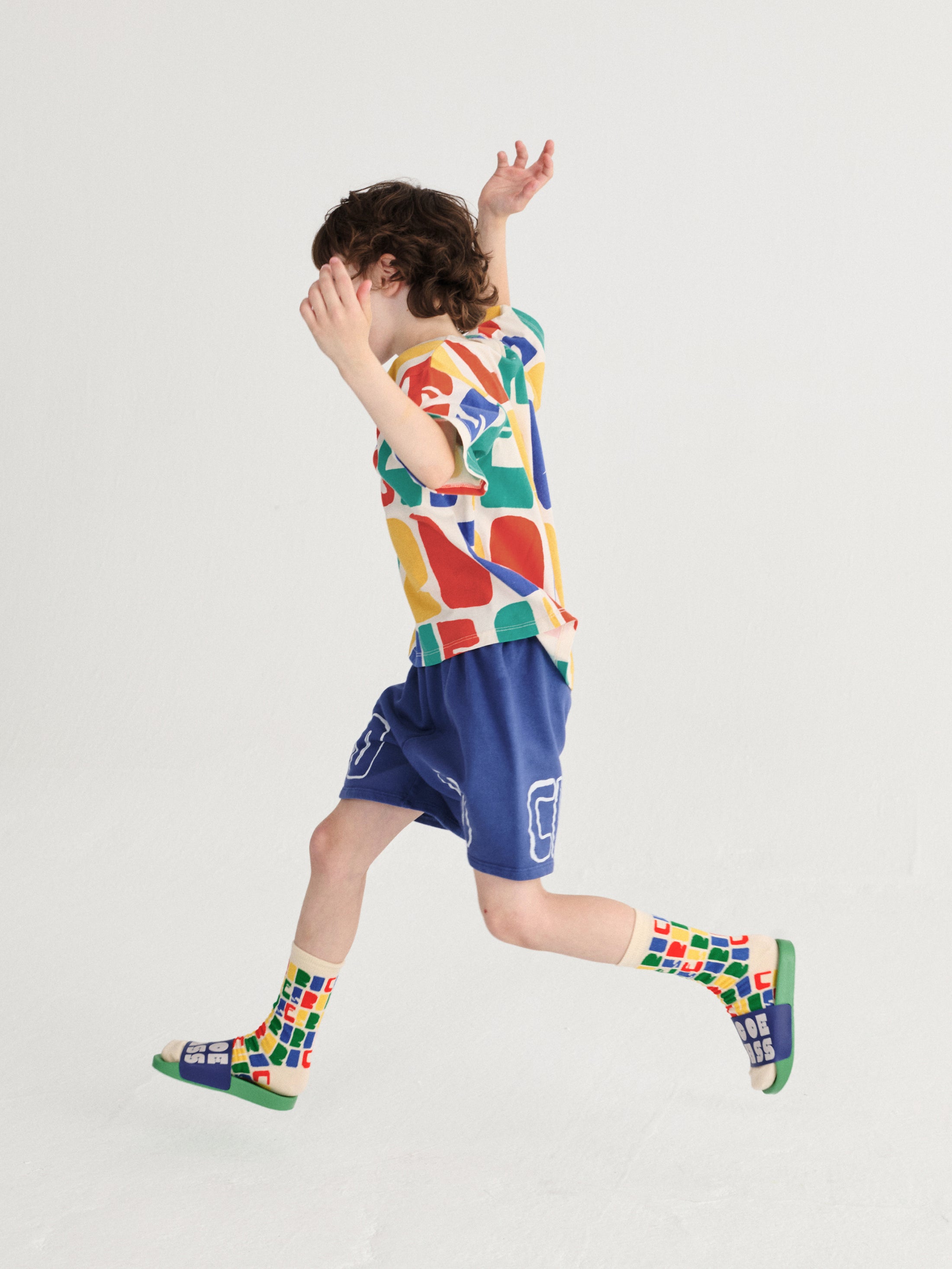 <BOBO CHOSES> Bobo Choses Color all over long socks