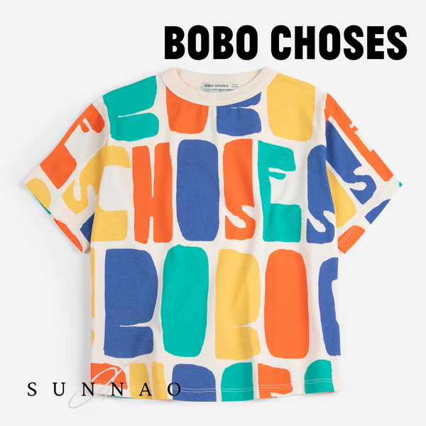 <BOBO CHOSES> Bobo Choses Color all over T-shirt