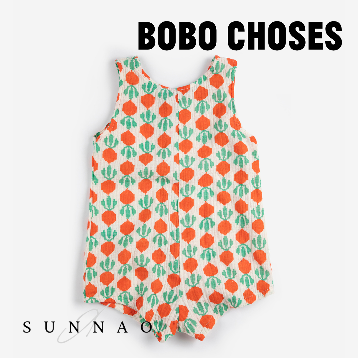 <BOBO CHOSES> Cool Radish all over woven playsuit