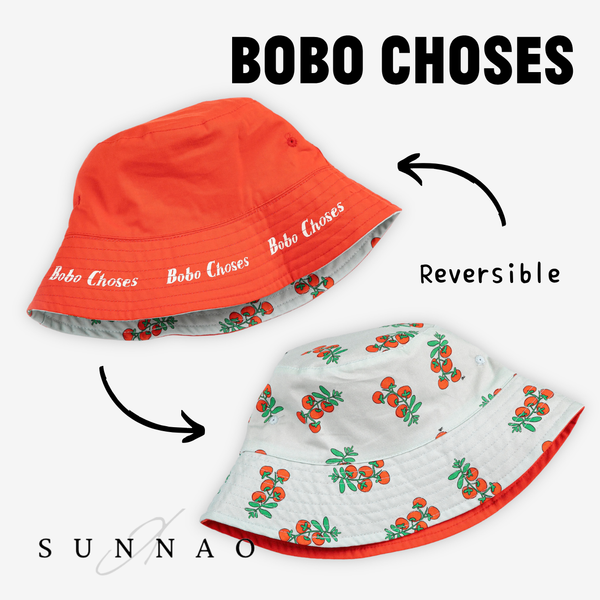 <BOBO CHOSES> Juicy Tomatoes all over reversible hat