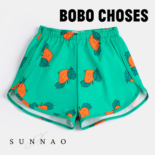 <BOBO CHOSES> Tangerine all over swim trunks