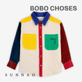 Gallery viewerに画像を読み込む, <BOBO CHOSES>Color Block Corduroy Shirt
