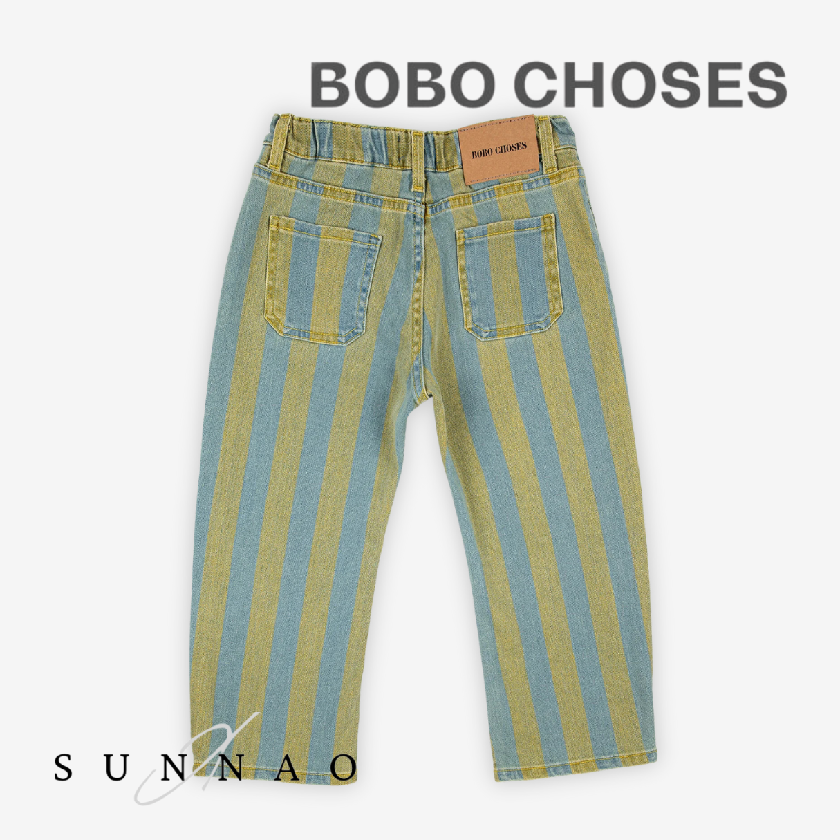 <BOBO CHOSES>Vertical Stripes denim pants