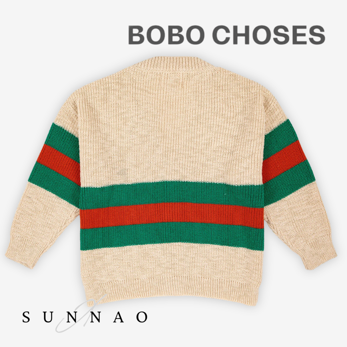 <BOBO CHOSES>Stripes cardigan