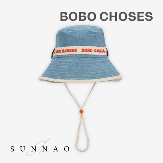 <BOBO CHOSES> Bobo Choses light denim bucket hat