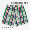 갤러리 뷰어로 이미지로드, <BOBO CHOSES>Madras Checks woven bermuda shorts
