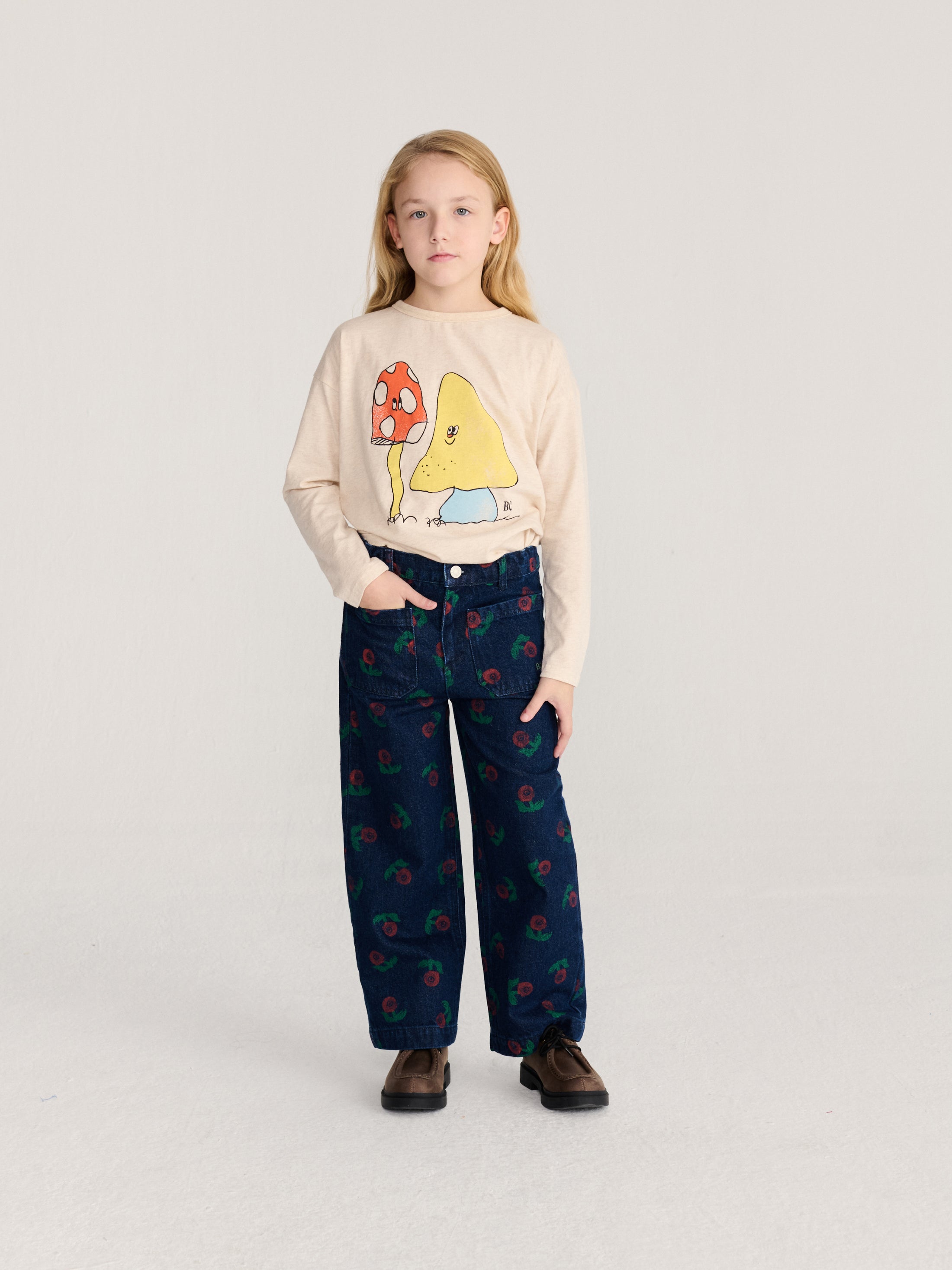 <BOBO CHOSES> Mush Monster Duo T-shirt - DROP2