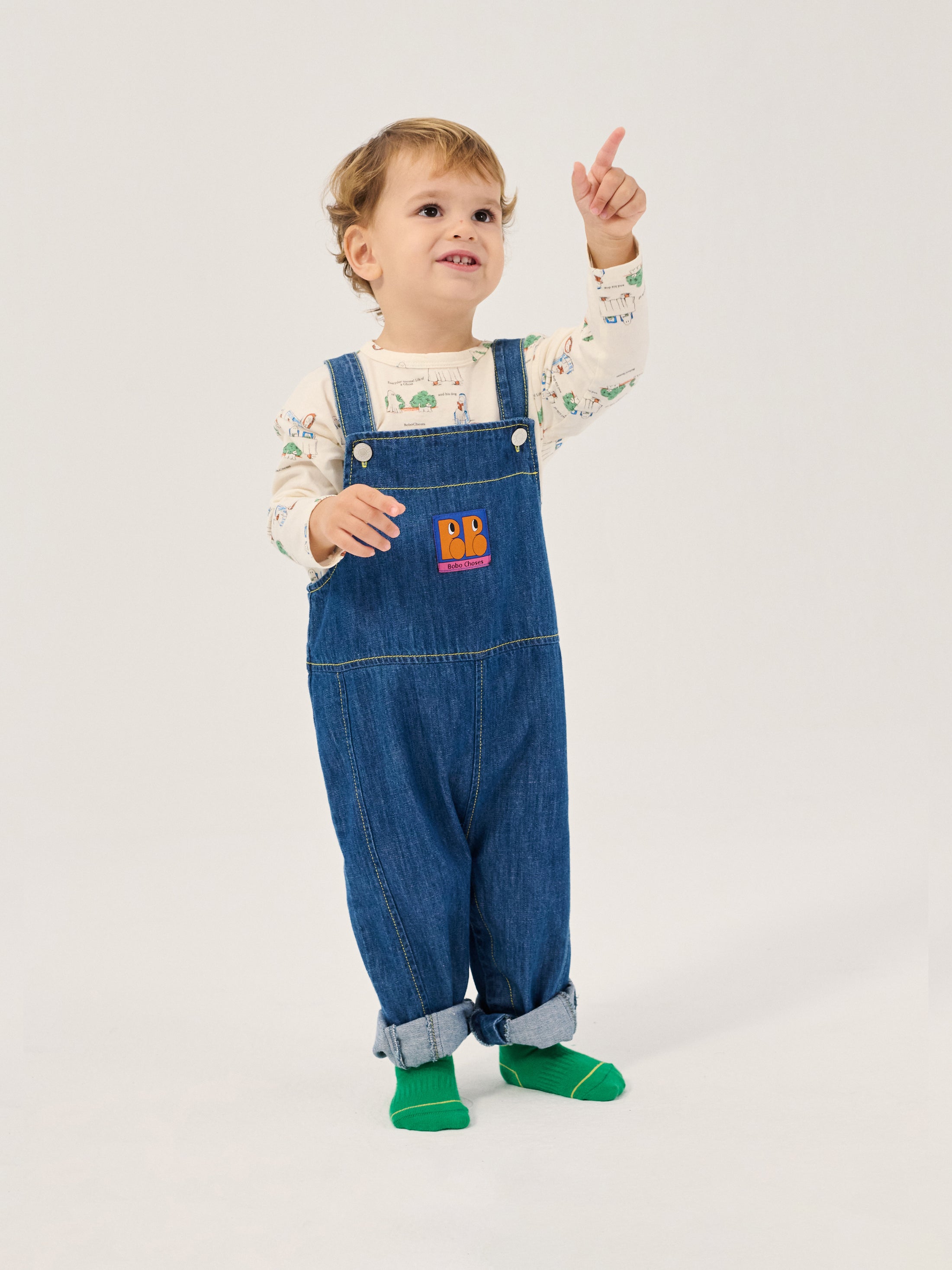 <BOBO CHOSES> Everyday Ghosts all over T-shirts - DROP2