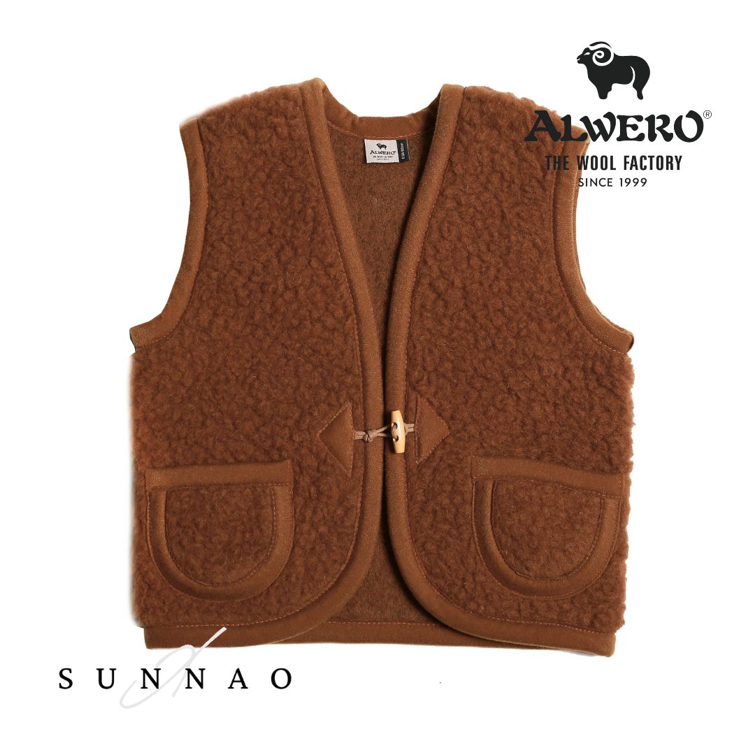 <ALWERO>Body warmer Alpen junior - CARAMEL