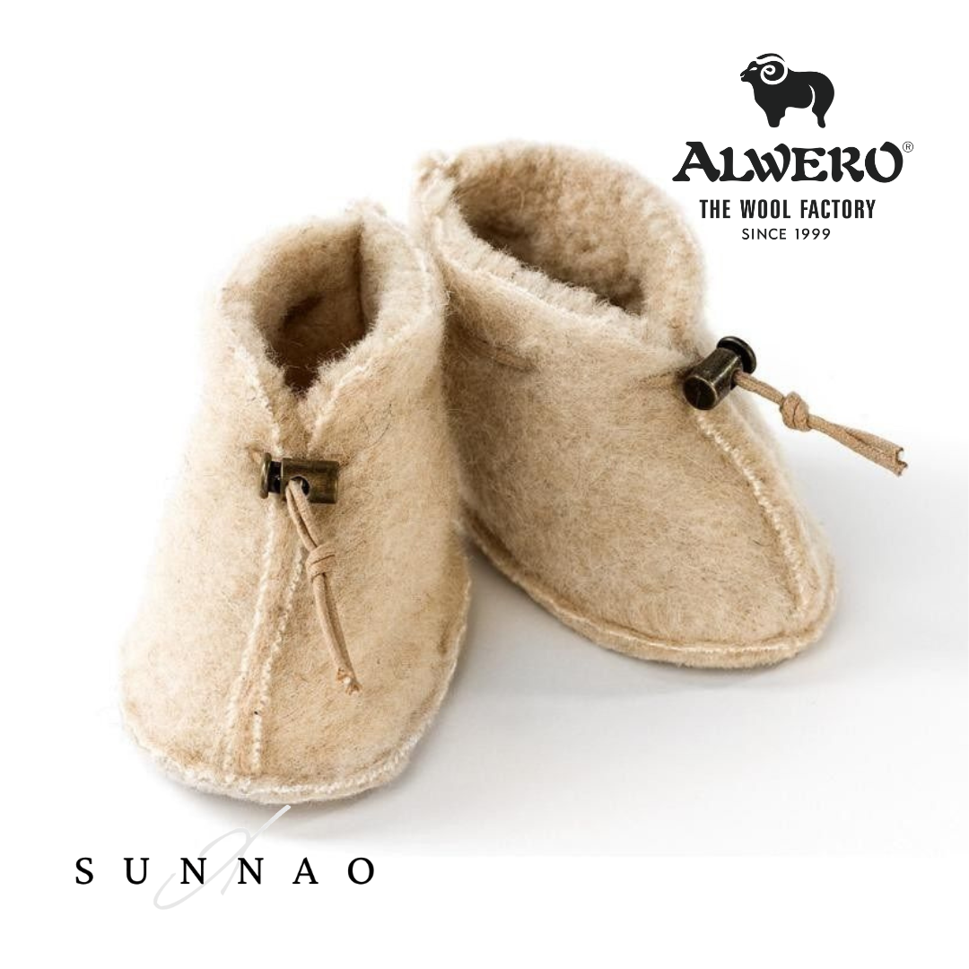 <ALWERO>Baby shoes EMO - BEIGE