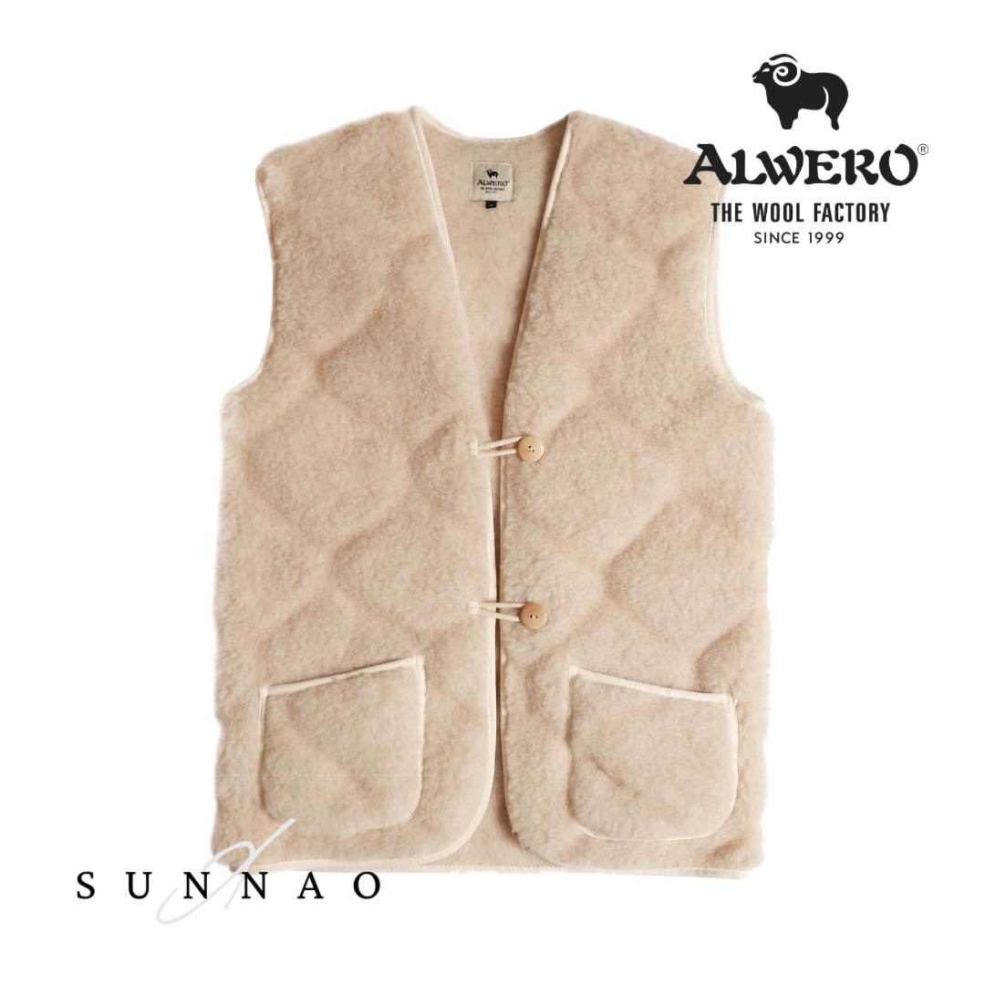 <ALWERO>Exclusive bodywarmer Alpen Adult - ONION（大人用）