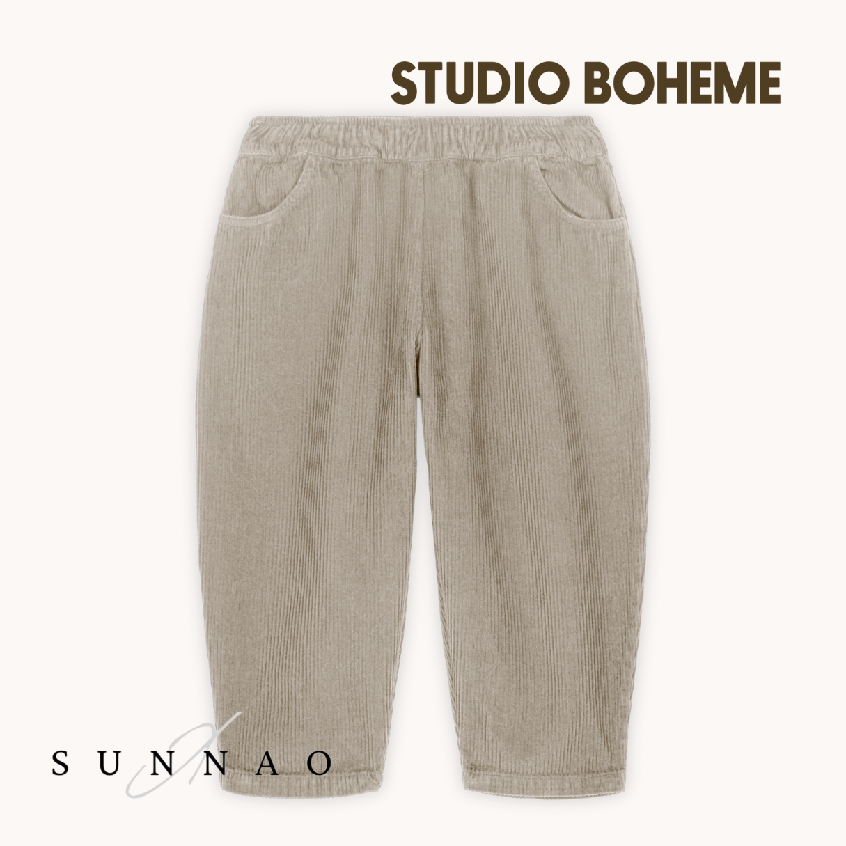 STUDIO BOHEME PARIS> CARROT PANTS - GREY
