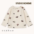 Gallery viewerに画像を読み込む, <STUDIO BOHEME PARIS> NOÉ SWEAT-SHIRT - ECRU / BLACKBERRIES
