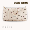 갤러리 뷰어로 이미지로드, <STUDIO BOHEME PARIS> WE BAG POLOCHON - ECRU / BLACKBERRIES
