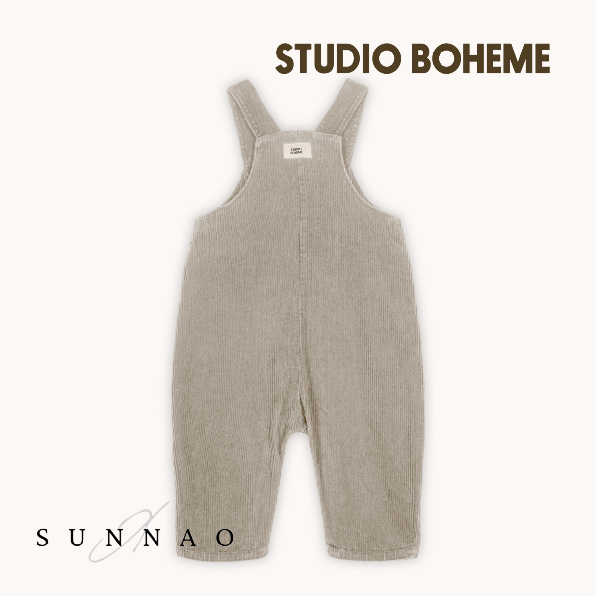 <STUDIO BOHEME PARIS> HOMER OVERALLS  - GREY