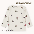 Gallery viewerに画像を読み込む, <STUDIO BOHEME PARIS> LALA T-SHIRT - ECRU / BLACKBERRIES
