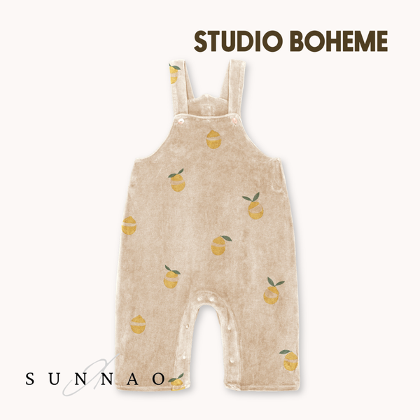 【予約】<STUDIO BOHEME PARIS> OVERALL HOMER - SAND / LEMON - DROP1