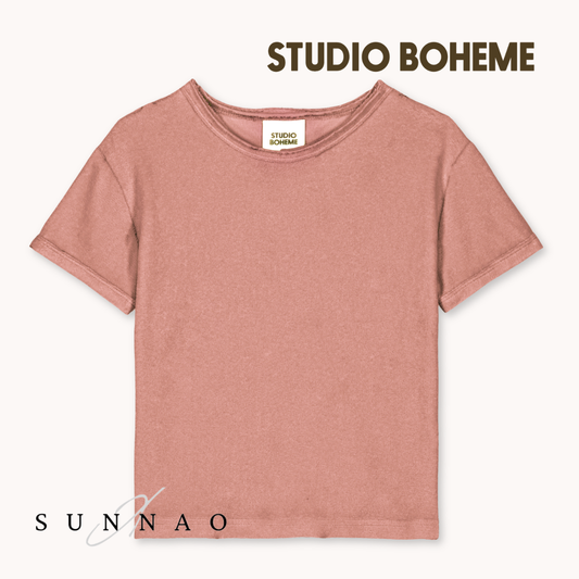 【予約】<STUDIO BOHEME PARIS> TSHIRT ESSENTIAL - DULCE BEIGE - DROP2