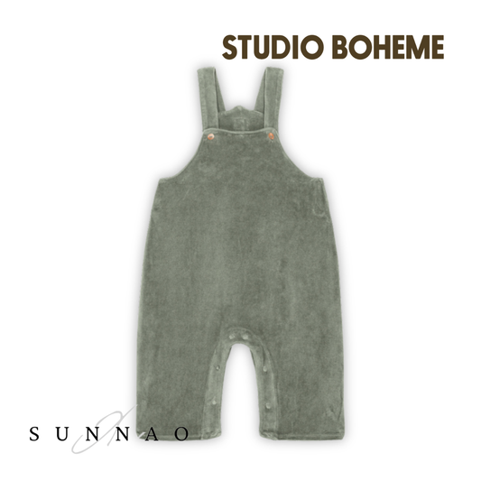 <STUDIO BOHEME PARIS> OVERALL HOMER - GREEN GREY