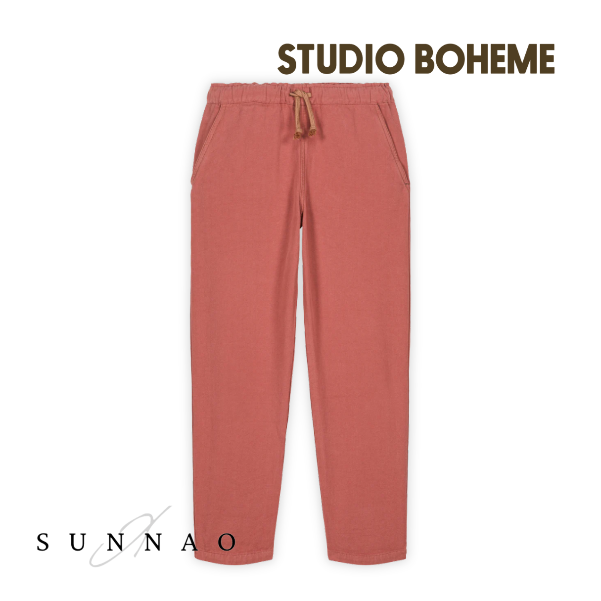 <STUDIO BOHEME PARIS> PANTS SERGE - TERRA PINK