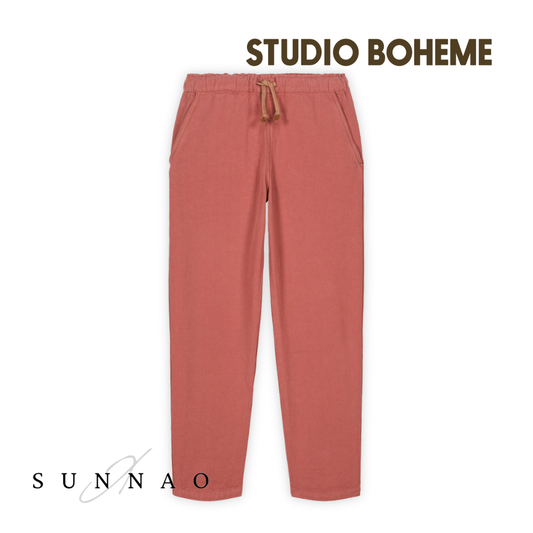 <STUDIO BOHEME PARIS> PANTS SERGE - TERRA PINK