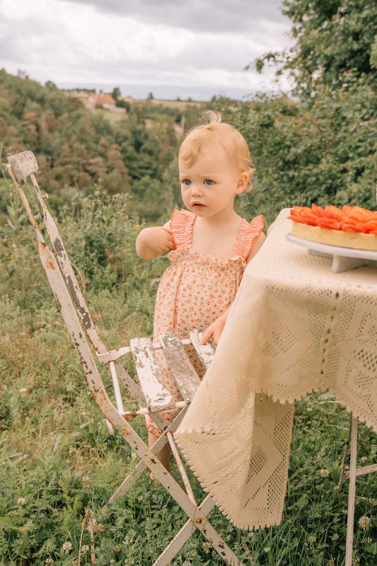 <Buho> BB PICNIC JUMPSUIT - CORAL