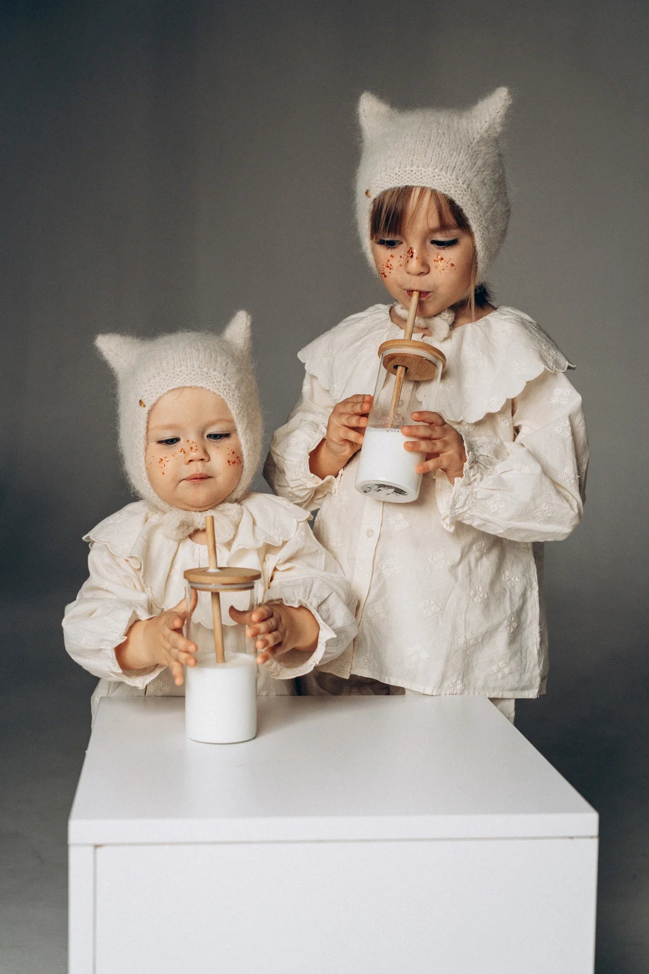 【お値下げ中】bambolina kitty bonnet 6m-12m Authorized Retailer] Overseas Children\u0027s Clothing Specialty Store