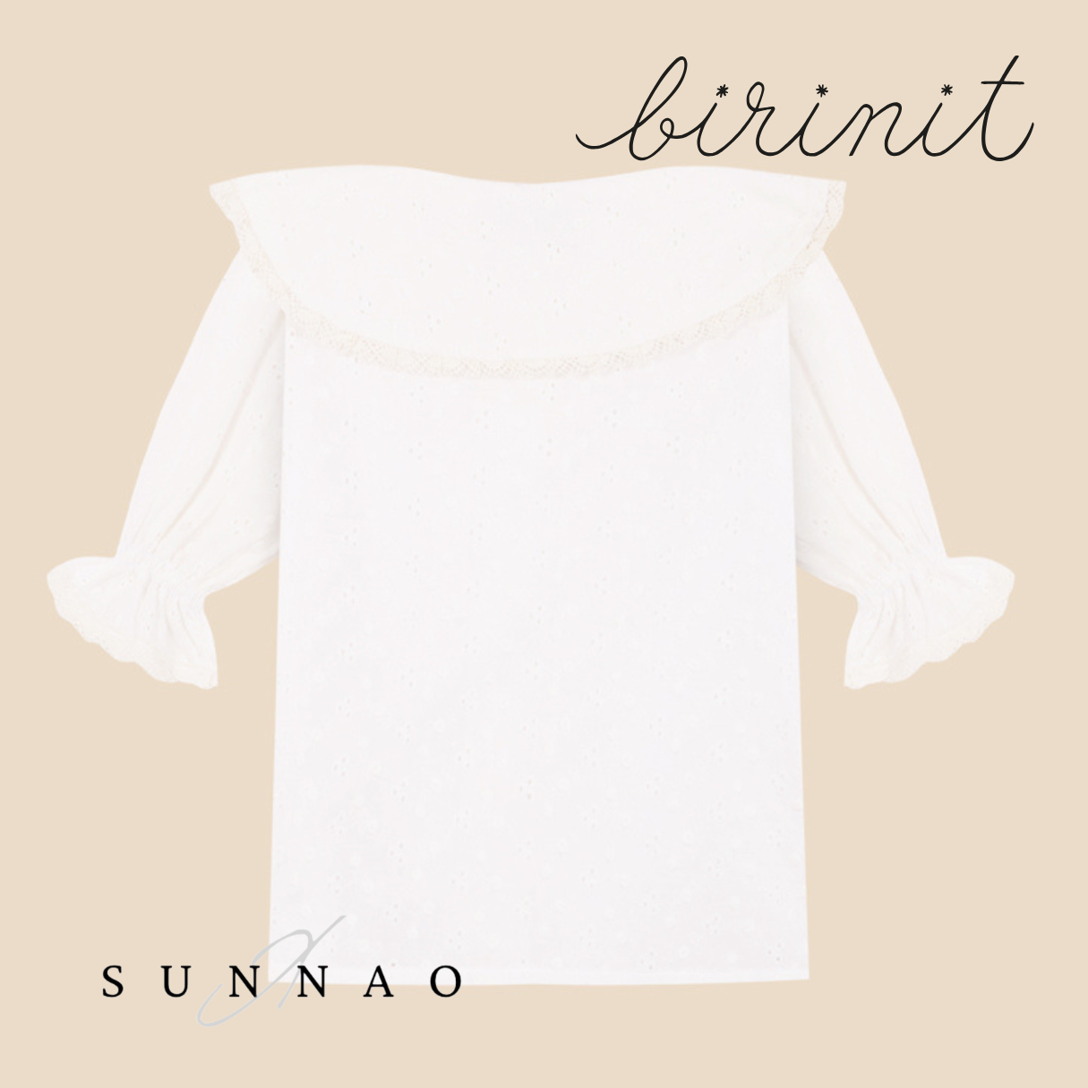 Birinit Petit Gorgeous embroidery shirt (12M-6Y)