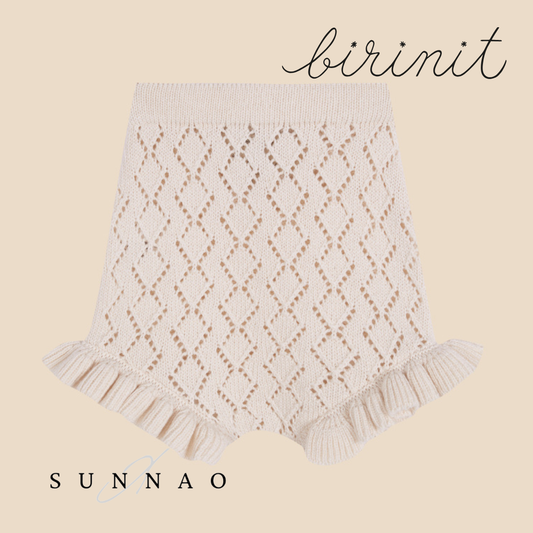 <Birinit Petit> Ivory openwork bloomer short