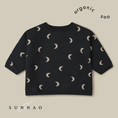 Gallery viewerに画像を読み込む, <Organic zoo>Charcoal Midnight Sweatshirt（6M-5Y）
