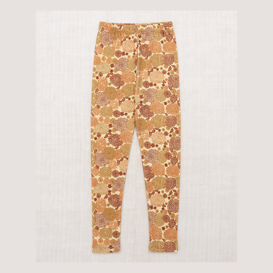 <Misha&Puff>Legging - Acorn Chrysanthemum（12M-6Y）