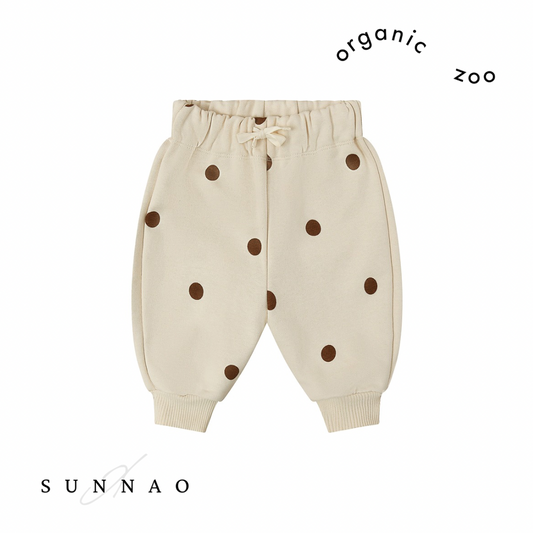 <Organic zoo>Undyed Cotton Dots Sweatpants（6M-4Y）