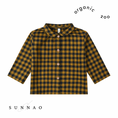 Gallery viewerに画像を読み込む, <Organic zoo>Blueberry Gingham Shirt（1Y-5Y）
