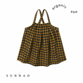 Gallery viewerに画像を読み込む, <Organic zoo>Blueberry Gingham Tribe Skirt（1-4Y）
