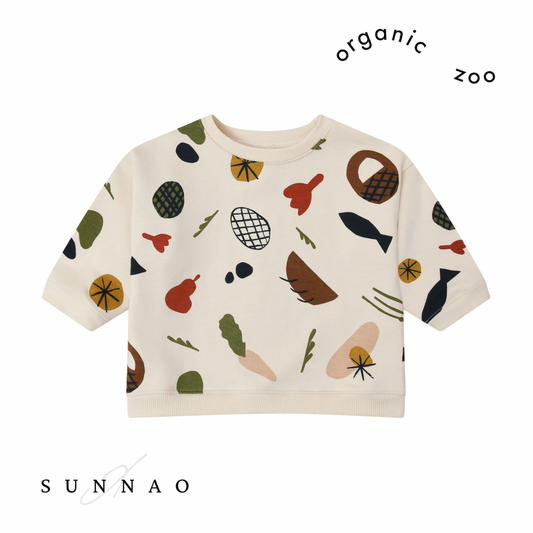 <Organic zoo>Farmers Market Sweatshirt（6M-5Y）