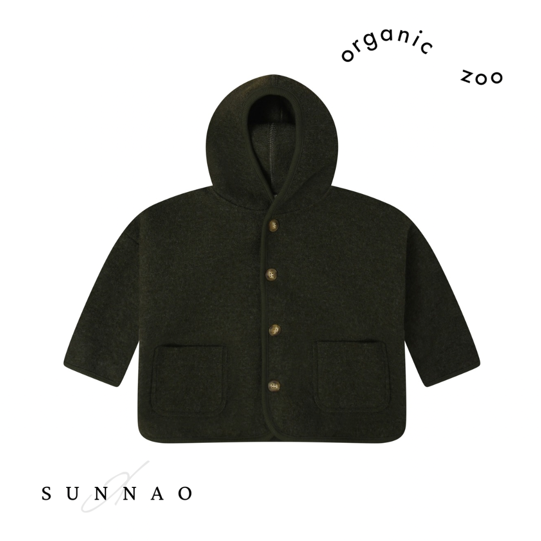 <Organic zoo>Basil Wool Jacket （1Y-4Y）