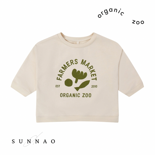 Organic zoo - Charcoal Midnight Sweatshirt (6M-5Y)