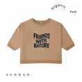 Gallery viewerに画像を読み込む, <Organic zoo>Friends with Nature Sweatshirt（6M-5Y）
