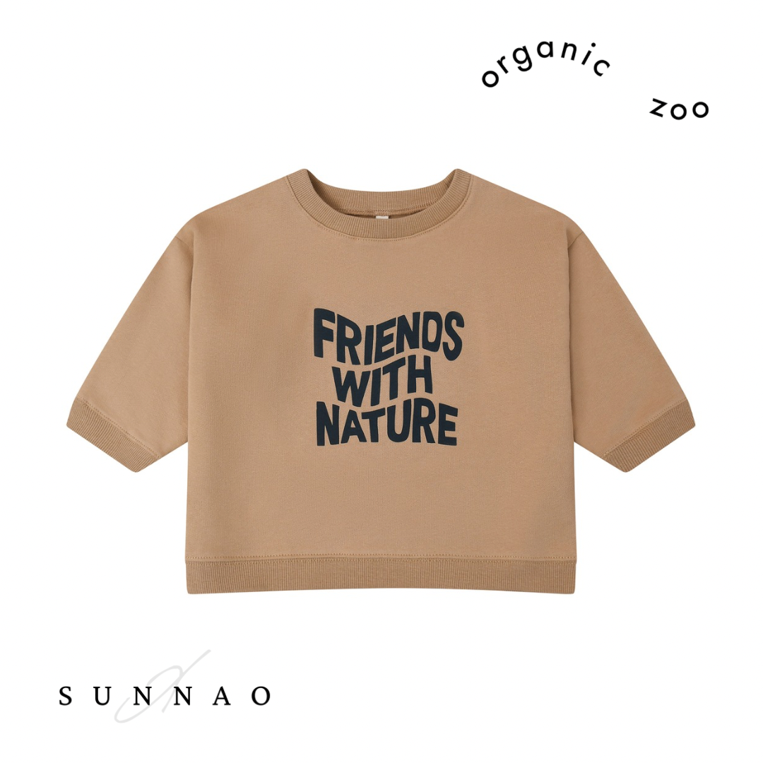 <Organic zoo>Friends with Nature Sweatshirt（6M-5Y）