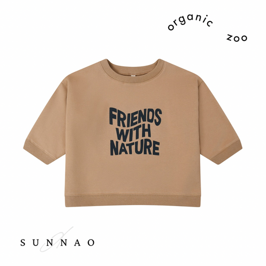 <Organic zoo>Friends with Nature Sweatshirt（6M-5Y）