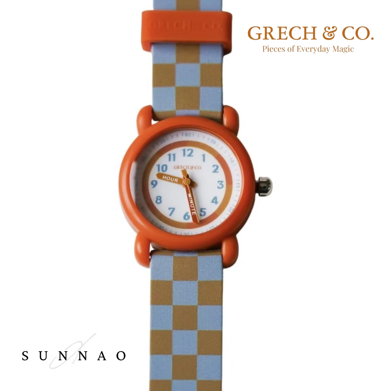 <GRECH&CO.> WATCHES - CHECKS LAGUNA + WHEAT