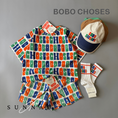 Gallery viewerに画像を読み込む, <BOBO CHOSES> Multicolor Bobo Choses all over T-shirt （2-7Y）
