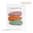 Gallery viewerに画像を読み込む, <GRECH&CO.> MATTE HAIR CLIPS - FERN + SPICE + BURLWOOD
