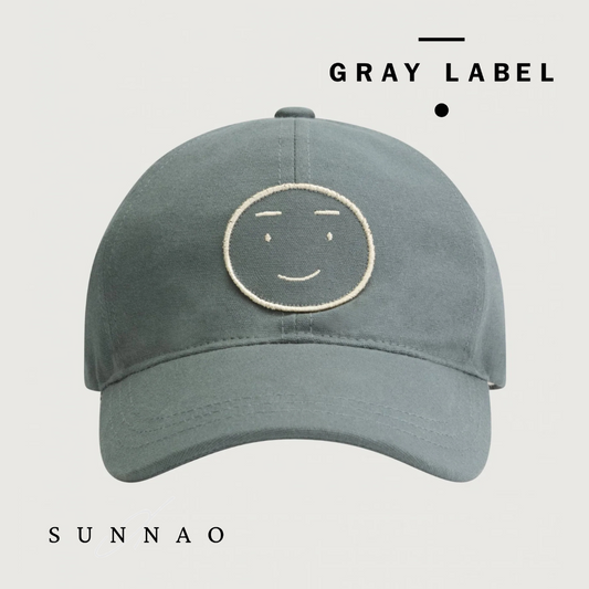 <GRAY LABEL>BASEBALL CAP - Blue Grey（One Size）