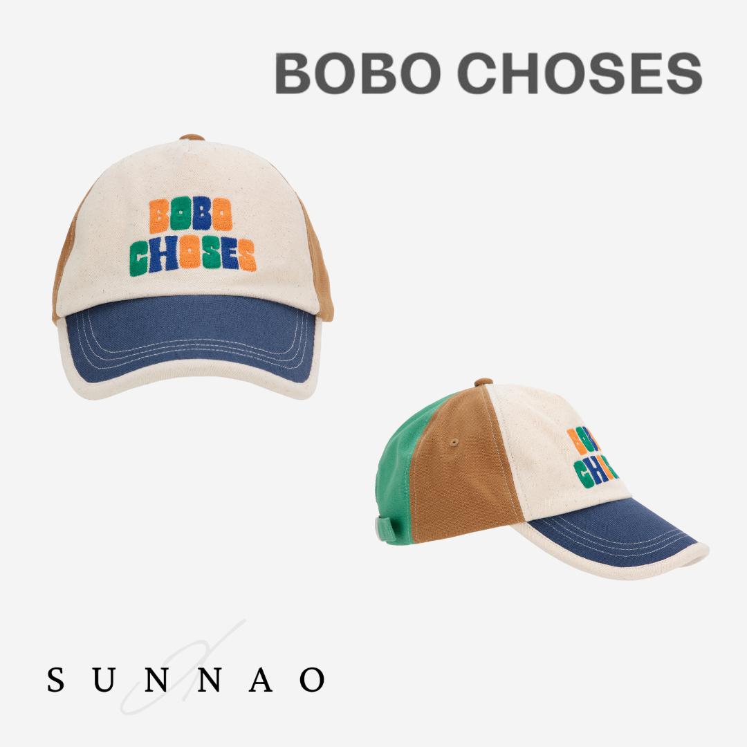 <BOBO CHOSES> Bobo Choses color block cap（52-54）