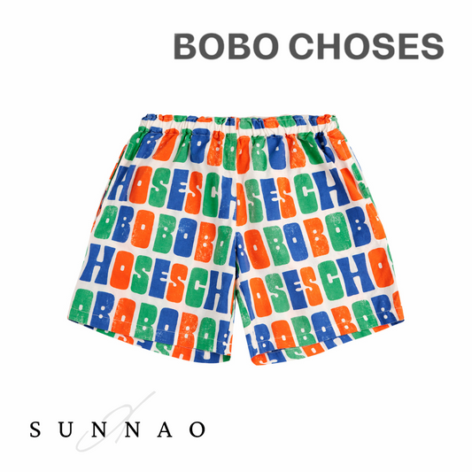 <BOBO CHOSES> Multicolor Bobo Choses woven shorts （2-7Y）