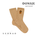 Load image into Gallery viewer, <Donsje>Lala Socks - Gingerbread（6M-6Y）
